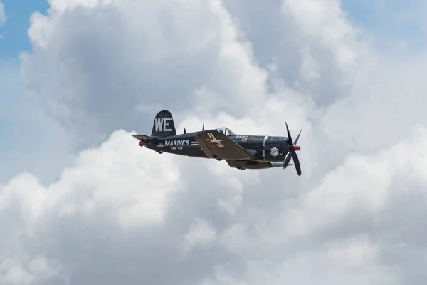 Vought F4u Corsair tentoongesteld — Stockfoto