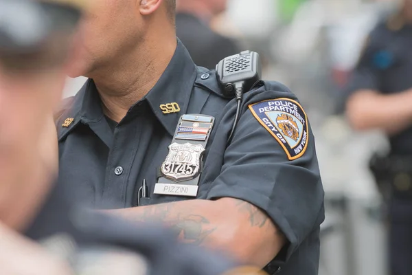 Poliser på gatorna — Stockfoto