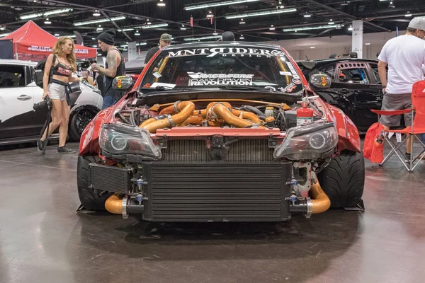 Auto deportivo personalizado en exhibición — Foto de Stock