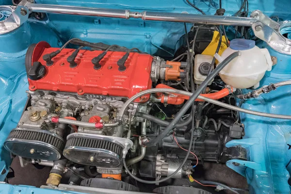 Motor de coelho Volkswagen em exposição — Fotografia de Stock