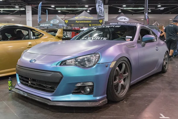 Subaru Brz Sti na wyświetlaczu — Zdjęcie stockowe