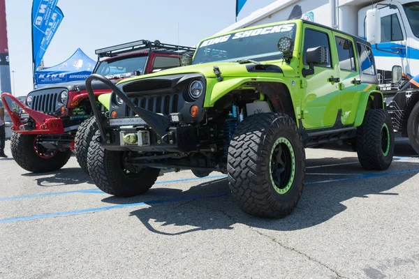 Jeep Wrangler auf Dub-Show-Tour — Stockfoto