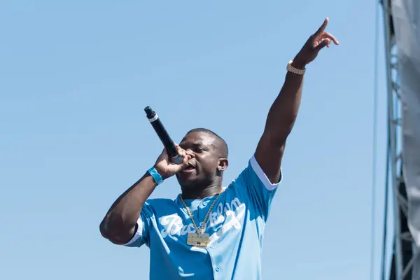 O.T. Genasis, American rapper artist during DUB Show Tour — Stock Photo, Image