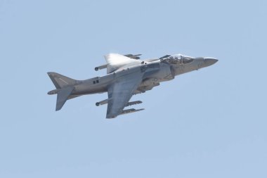 Boeing Av-8b Harrier II Miramar hava Fuarı'nda gerçekleştirme