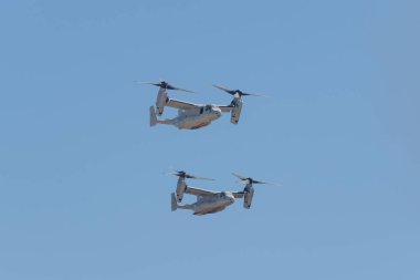 Boeing Mv-22 Miramar hava Fuarı'nda performans Osprey çan