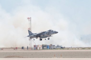 Boeing Av-8b Harrier II Miramar hava Fuarı'nda gerçekleştirme
