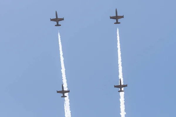 Vlastenci l-39 Jet Team v Miramar Air Show — Stock fotografie