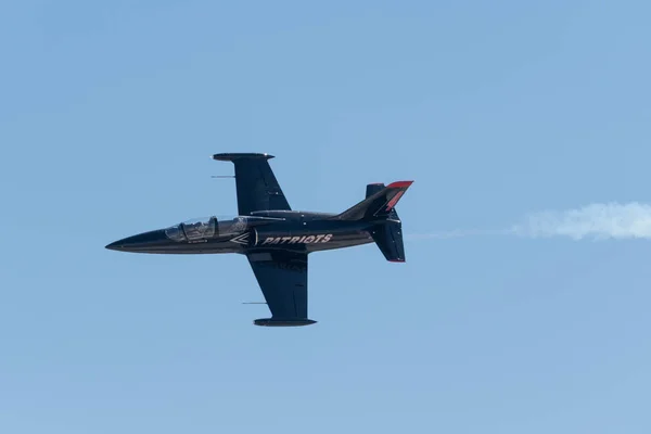 Patrioci l-39 Jet Team wykonywania Miramar Air Show — Zdjęcie stockowe