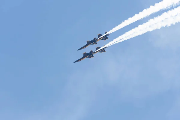 ΗΠΑ Navy Blue Angels εκτέλεση στο Miramar Air Show — Φωτογραφία Αρχείου