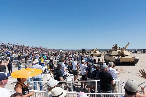 Veicoli militari al Miramar Air Show — Foto Stock