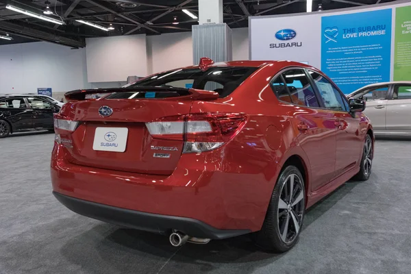 Subaru Impreza Sport på displayen — Stockfoto