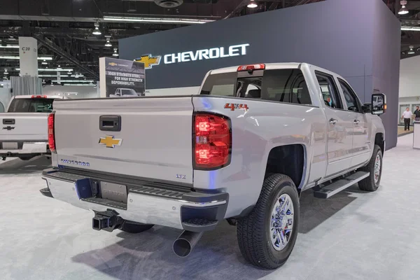 Chevrolet silverado 2500hd ltz auf dem display — Stockfoto