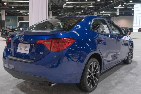 Toyota Corolla on display — Stock Photo, Image