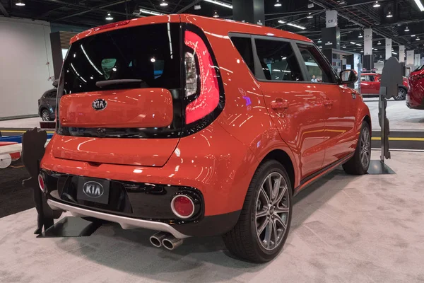 Kia Soul na displeji — Stock fotografie