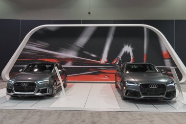 Audi stand ekranda