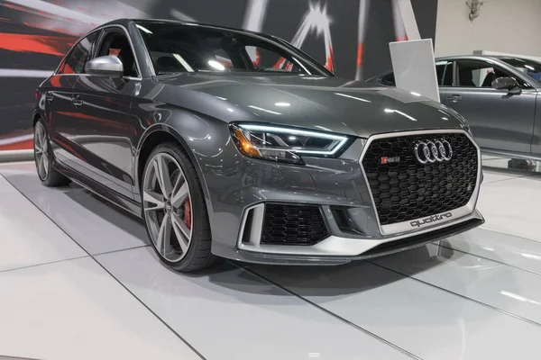 Audi RS 3 on display — Stock Photo, Image