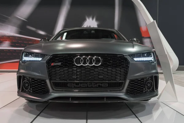 AUDI RS7 на выставке — стоковое фото