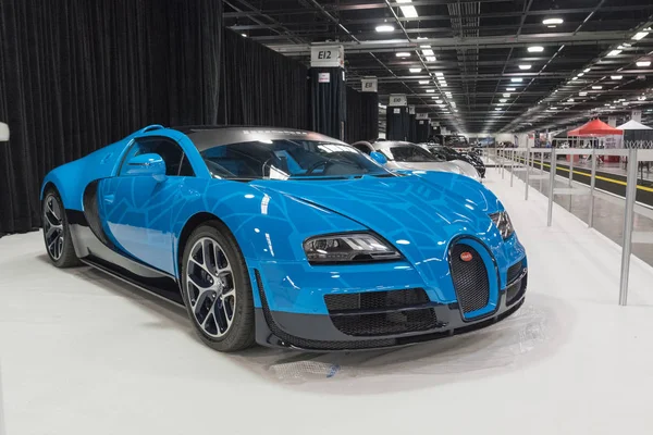 Bugatti Veyron on display Stock Image