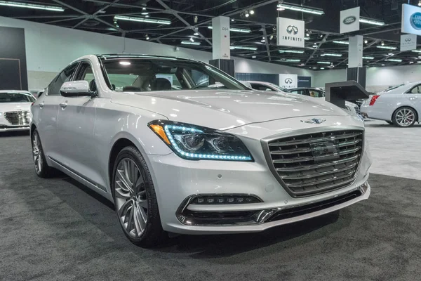 Genesis G80 on display — Stock Photo, Image