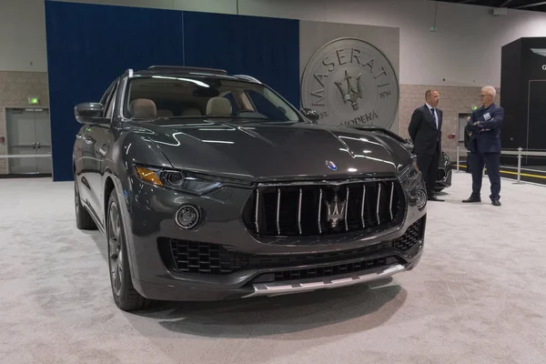 Maserati Levante er utstilt – stockfoto