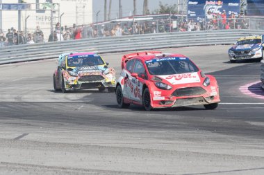 Red Bull Grc sırasında rekabet Ralli-Kros sürücüleri