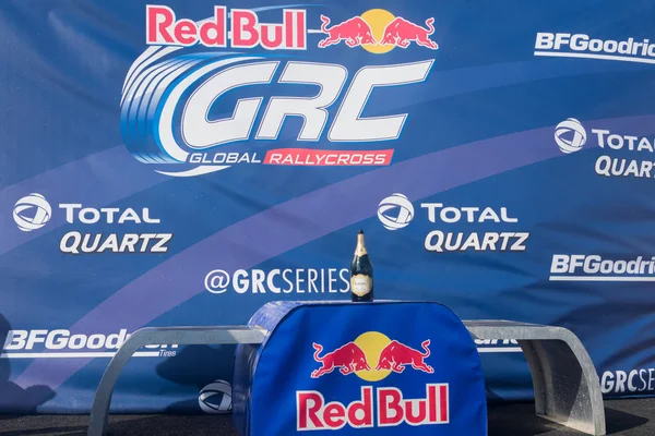 Podium bei Red Bull grc — Stockfoto