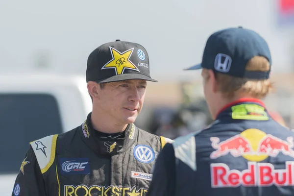 Tanner Foust během Grc Red Bull — Stock fotografie