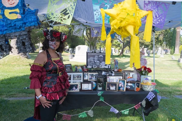 Altar to remember the dead during Day of the Dead — Stock Photo, Image