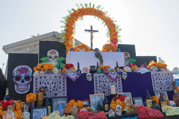 Altare per ricordare i morti durante il Giorno dei Morti — Foto Stock