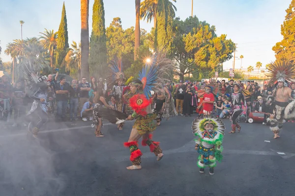 Traditionelles aztekisches Ritual am Tag der Toten — Stockfoto