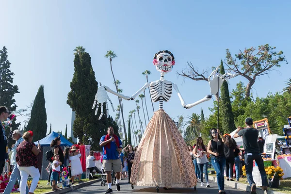 Escultura esqueleto durante o Dia dos Mortos — Fotografia de Stock