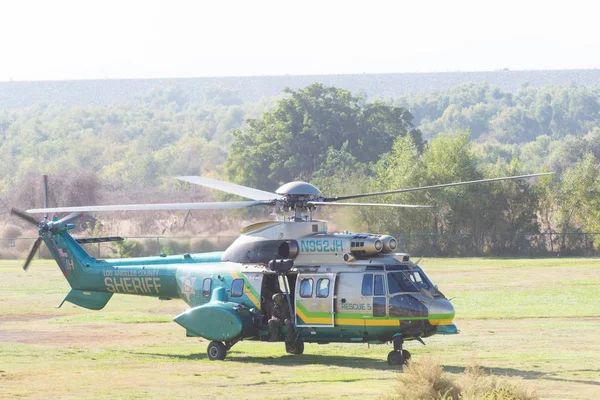 Los Angeles County Sheriff helicopter Airbus H125 — Stock Photo, Image