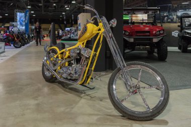 Ekranda özel motosiklet