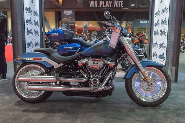 Harley-Davidson Softail Breakout 114 on display — Stock Photo, Image