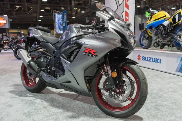 Suzuki gsx auf dem display — Stockfoto