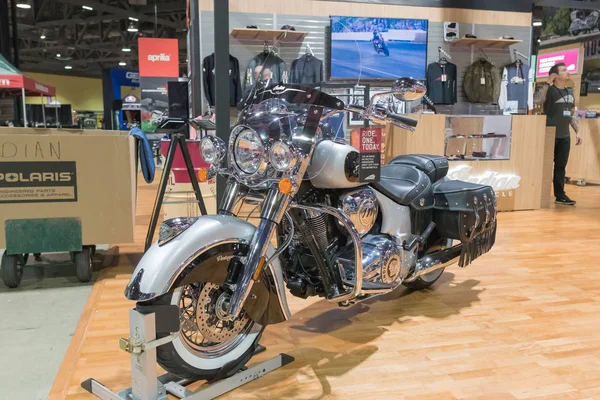 Indian Springfield Dark Horse in mostra — Foto Stock