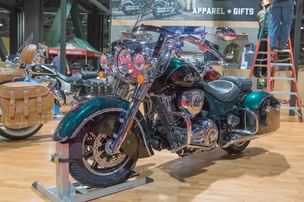 Indian Springfield Dark Horse on display — Stock Photo, Image