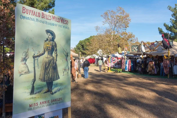 Altes Plakat beim Tumbleweed-Festival — Stockfoto