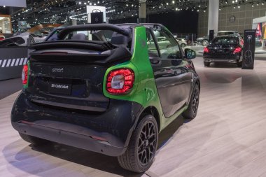 Akıllı La Auto Show sırasında ekranda