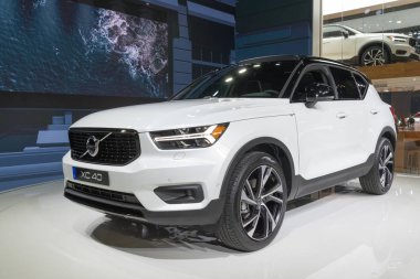 Volvo Xc40 La Auto Show sırasında ekranda