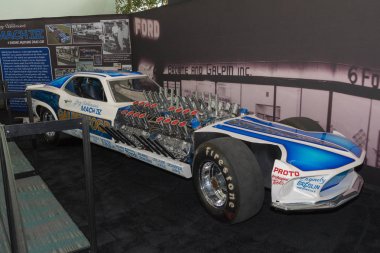 Galpin Mustang Mach IV 1969 La Auto Show sırasında ekranda