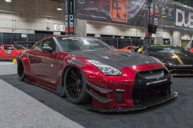 Nissan Gt-R La Auto Show sırasında ekranda