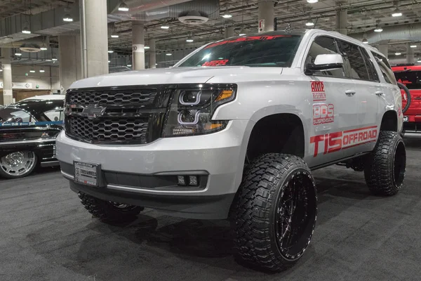 Chevrolet Tahoe in mostra durante il Los Angeles Auto Show — Foto Stock