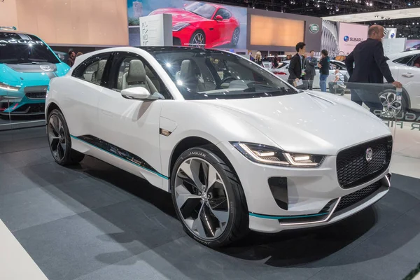 Jaguar i-pace concept auf der Auto Show — Stockfoto