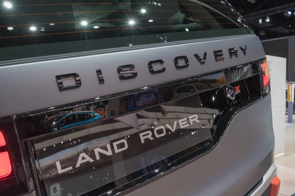 Land-Rover-Entdeckung auf der Autoshow — Stockfoto