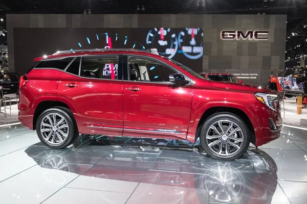 GMC Yukon Denali na wyświetlaczu podczas La Auto Show — Zdjęcie stockowe