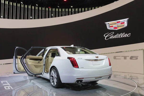 Cadillac Ct6 på displayen under La Auto Show — Stockfoto