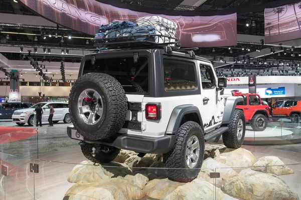 Jeep Wrangler in mostra durante il Los Angeles Auto Show — Foto Stock