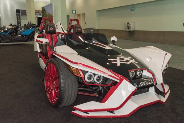 Avorza wersja Polaris proca na wyświetlaczu podczas La Auto Show — Zdjęcie stockowe