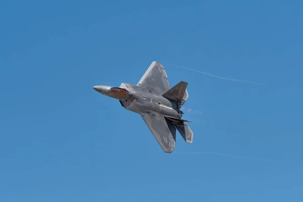 USAF Lockheed Martin F-22 Raptor — Foto de Stock